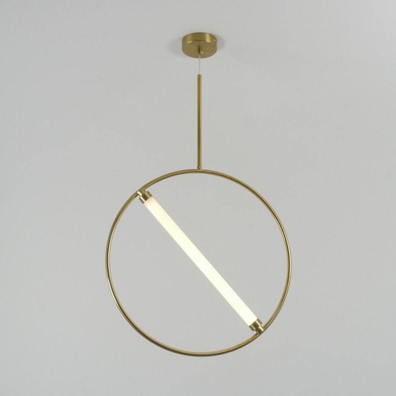 Светильник подвесной ElegantLight DZN-8333 БРОНЗА ` D530/H1500/1/LED/ BRRING 22-12 (2 из 10шт в VST