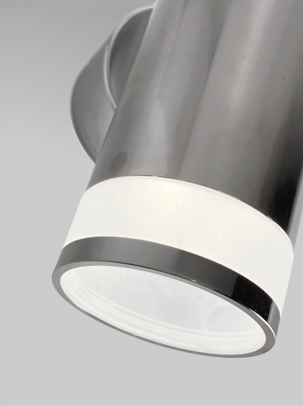 Светильник MSV-39247 CHROME/РОМ ` D54/H180/2/GU10/50W без лампы IP20 OVER 25-01 (1/50)