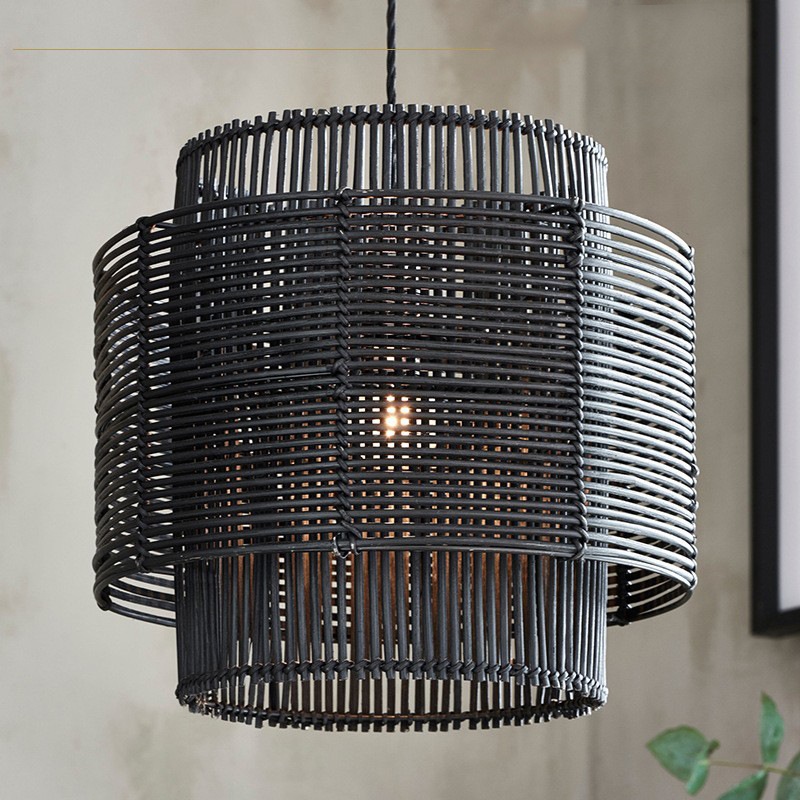 Светильник DZN-8529 РОТАНГ ` D600/H400/1/Е27/40W RATTAN WABI-SABI