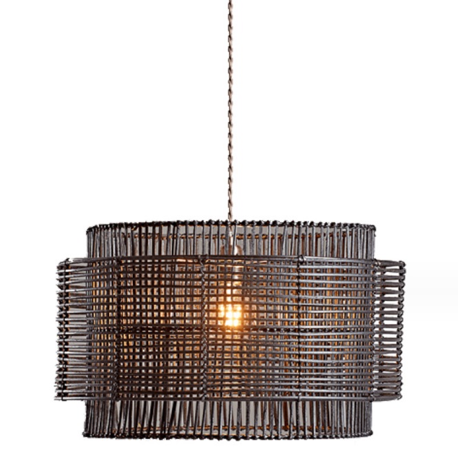 Светильник DZN-8529 РОТАНГ ` D600/H400/1/Е27/40W RATTAN WABI-SABI