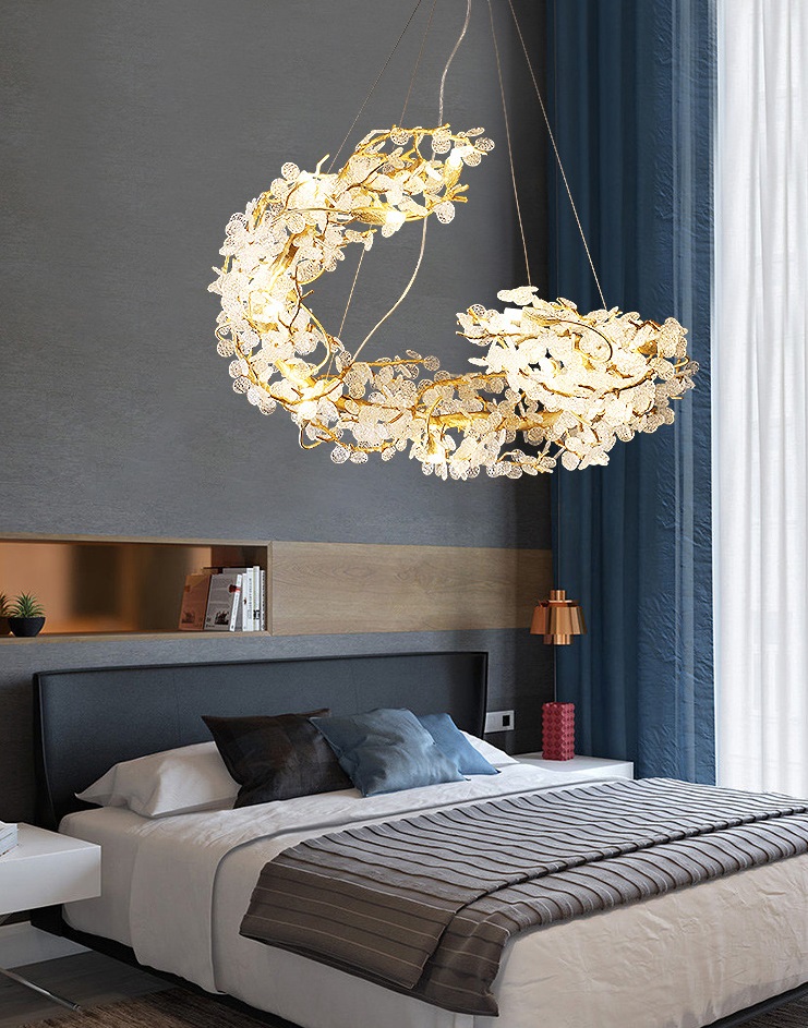 Светильник DZN-5712 БРОНЗА ` D600*400/H1200/8/G9/40W LAVISH