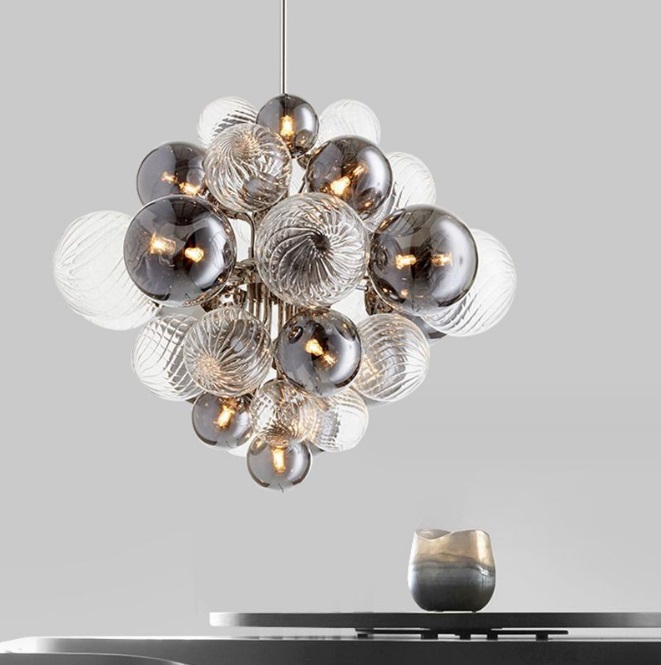 Светильник DZN-12148 РОМ ` D800/H1500/35/G9/10W BLACKCURRANT