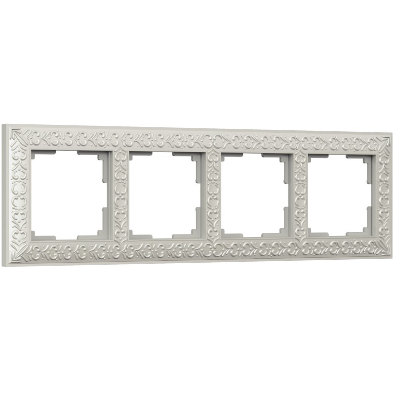 WERKEL Antik WL07-Frame-04/Рамка на 4 поста (жемчужный) a031785 W0041521